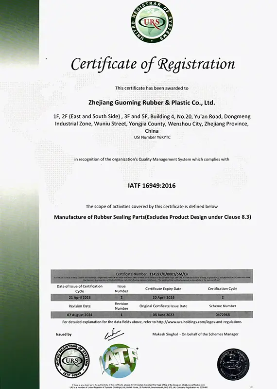 Rubber Connector Blue Gasket